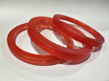 Load image into Gallery viewer, 3 PACK FLAT BANGLES RED
