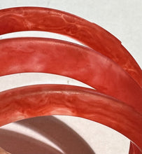 Load image into Gallery viewer, 3 PACK FLAT BANGLES RED
